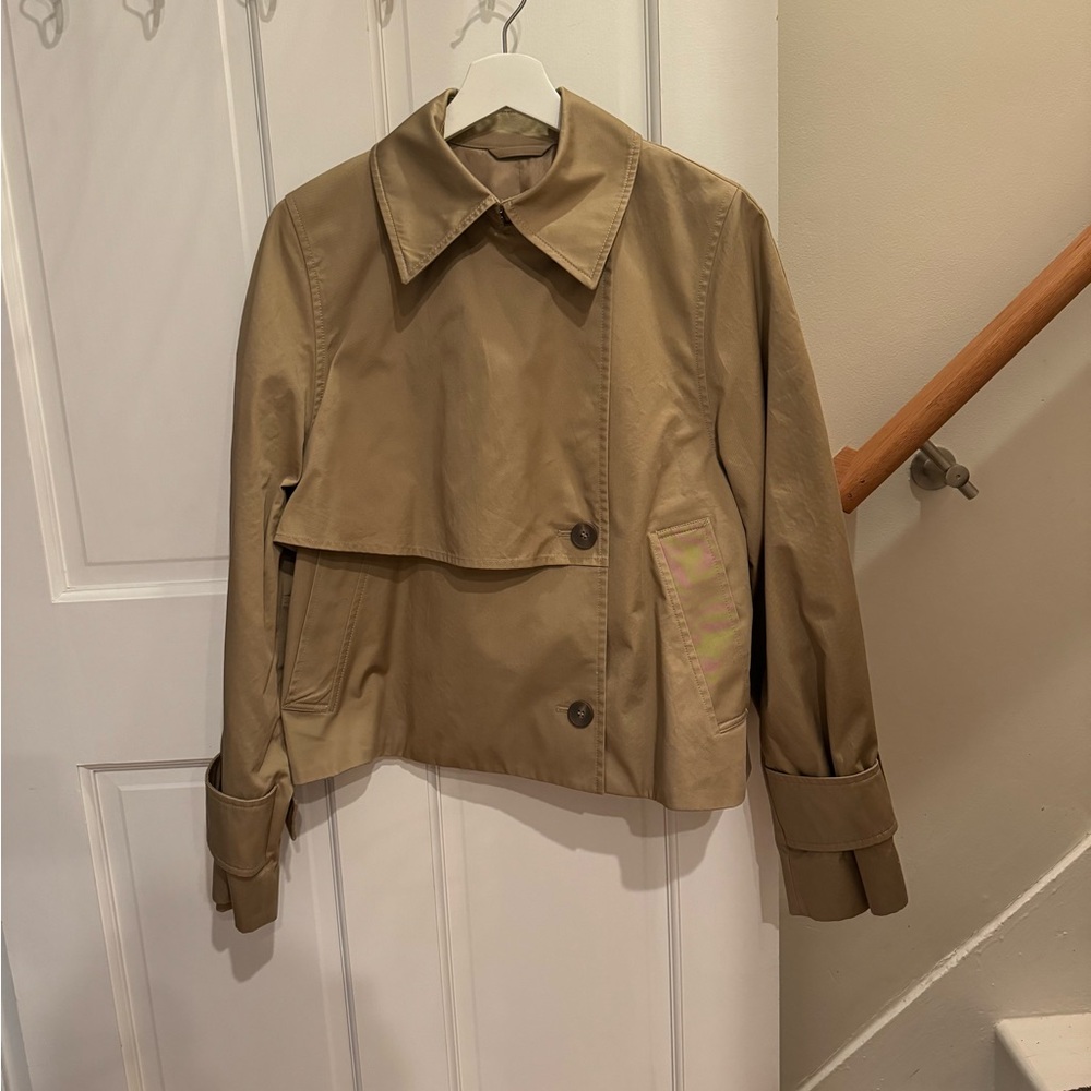 & Other Stories cropped trench jacket